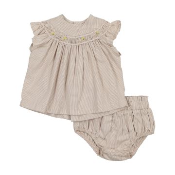 Bopop Gingham Baby Set