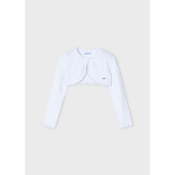 Mayoral Basic Knit Bolero White