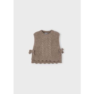 Mayoral Brown Knitting Vest