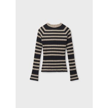 Mayoral Black Knit Mockneck