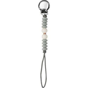 Adora Boys Silicone Paci Clip Graphite Omb