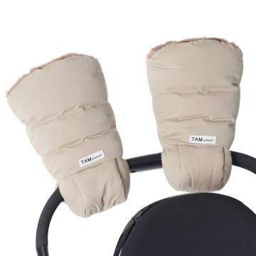 7 AM Warmmuffs Stroller Gloves - Oat/Cacao