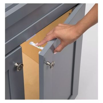 Safety 1st Adhesive Cabinet Latch for Childproofing, 4 pack