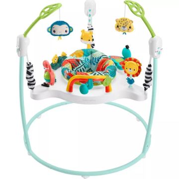 Fisher Price Jumping Jungle Jumperoo Baby Jumper with Lights and Sound