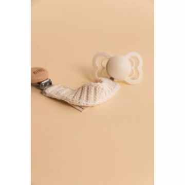 Bibs Knitted Pacifier Clip