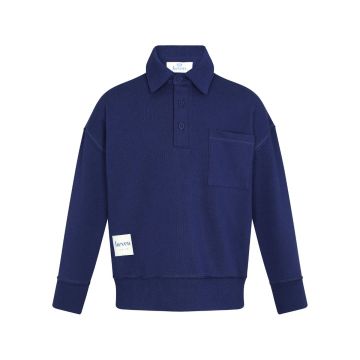 Heven Boys Polo Sweatshirt Blue