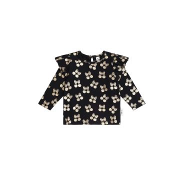 Hux Special Frill Top Cherry Pie Gold Black