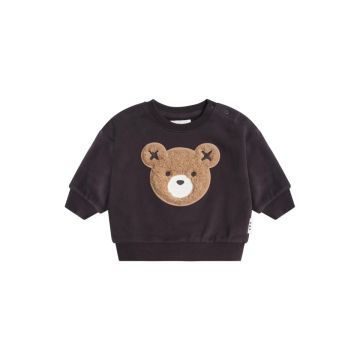 Hux Furry Huxbear Sweatshirt Soft Black