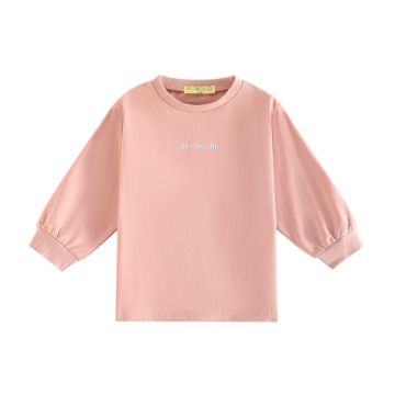 RetroKid Hollis RK Logo Long Sleeve Tee Pink