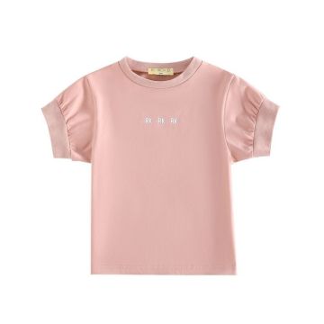 RetroKid Hollis RK Logo Short Sleeve Tee Pink