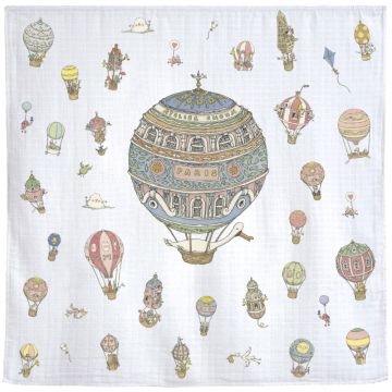 Atelier Choux Hot Air Balloon Muslin Swaddle 
