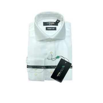 Teaks Twill Husky BC White Shirt