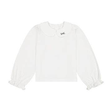 RetroKid Ida Embroidered Collar Dress Tee (LS)
