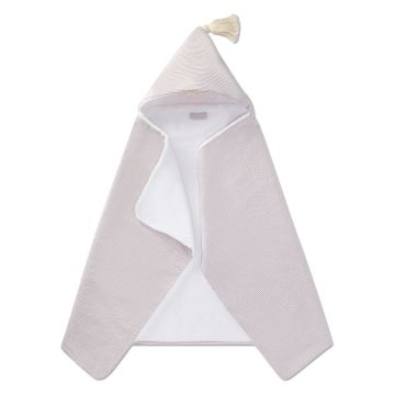 Memoi Striped Hooded Towel