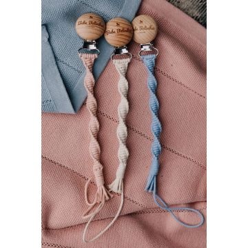 Bebe Belinha Blue Twisted Pacifier Clip