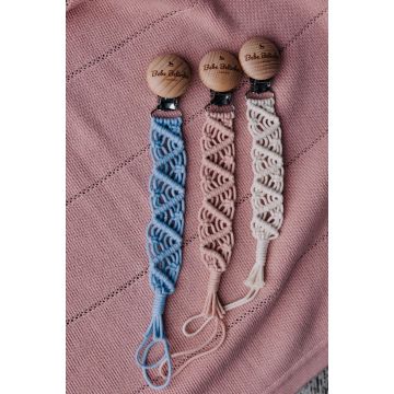 Bebe Belinha Blue Blossom Pacifier CLip
