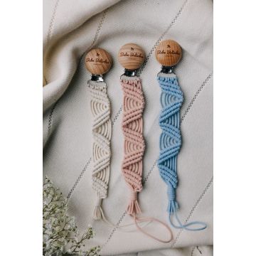 Bebe Belinha blue Daisy Pacifier Clip