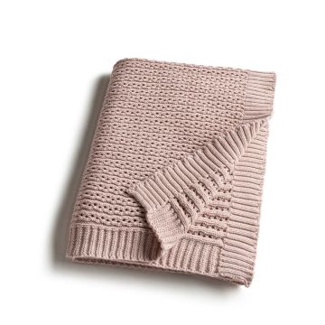 Zandino Knit Blanket Ines Mauve