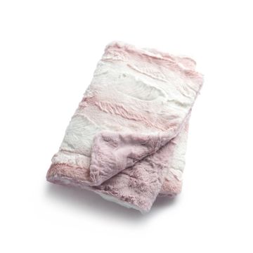 Zandino Plush Baby Blanket Emma Mauve/Sophia Mauve