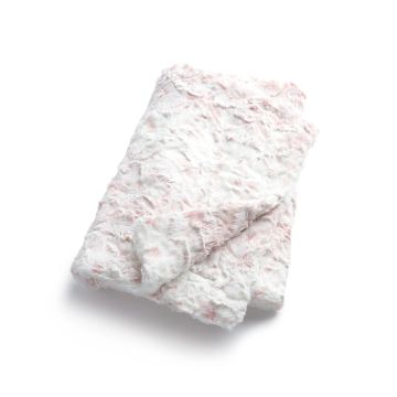 Zandino Plush Baby Blanket Chloe Mauve