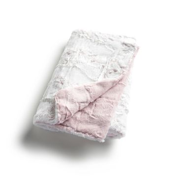 Zandino Plush Baby Blanket Milo Mauve