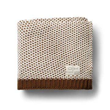 Domani Home Honeycomb Blanket Brown