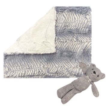 Delore Luxe Crackle Charcoal & Luxe Mamba Chrome Lovey 