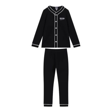 Ba Na Black Piped 2pc Set 