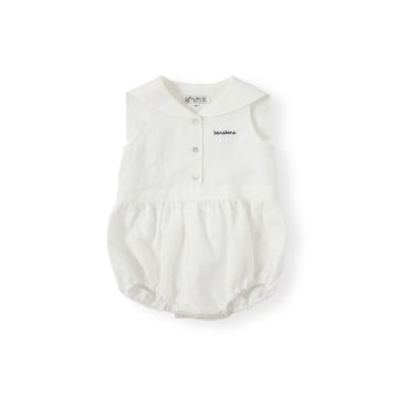 Bene Bene BABY Marine Linen Romper Bene Bene BABY Marine Linen Romper