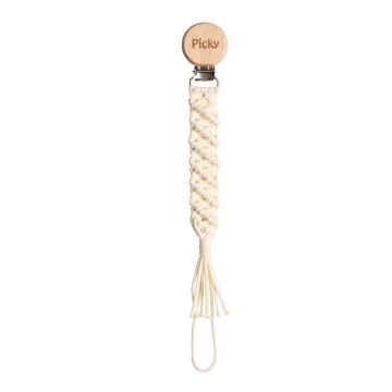 Picky Baby Macrame Paci Clip