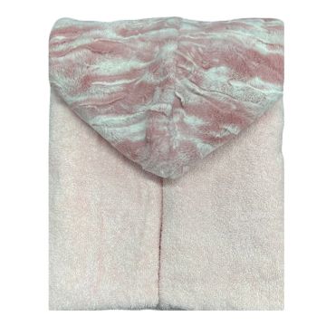 Delore Lt Pink/ Jupiter Rosewater Hooded Towel