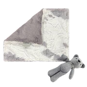 Delore Calf Gray & Luxe Silver Lovey 