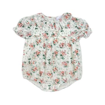 Cera Una Volta Agapi Romper Pink Flower