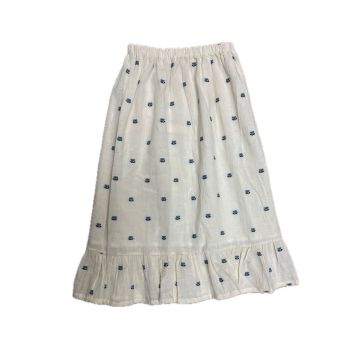 Bebe Organic Lisa Over The Knee Skirt Tulip Jacquard
