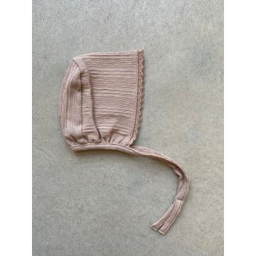 Bebe Organic Bebe Bonnet Dusty Rose 