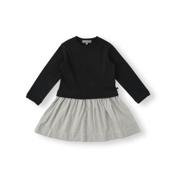 Bene Bene Roy Stripe Dress Black