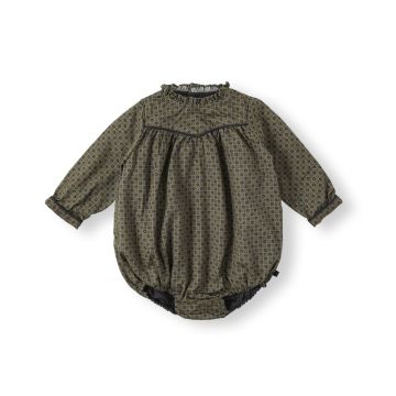 Bene Bene BABY)Lua Frill Romper Khaki
