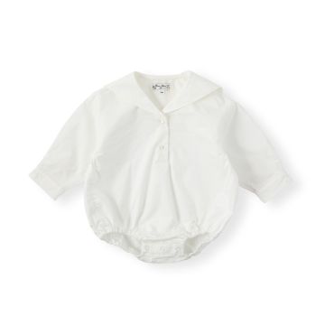 Bene Bene BABY)Marine Pure Romper White