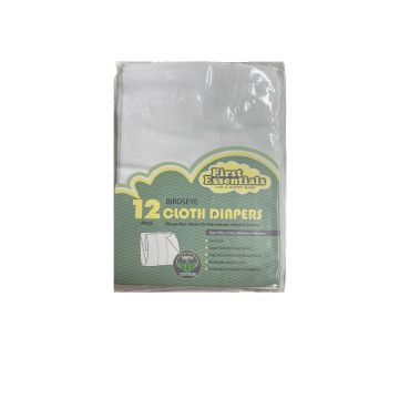 First Essentials 12 Pack Cloth Diaper