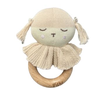 Picky Baby Knitted Doll Rattle Toy