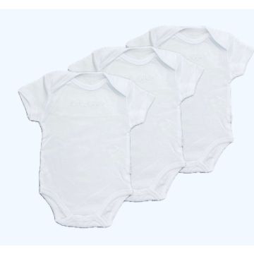 The Dot Showroom Baby Onesie Short Sleeve, 3 pack
