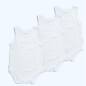 The Dot Showroom Baby Onesie Sleeveless, 3 pack