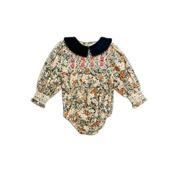 Bebe Organic Elora Special Romper Fall Blooms