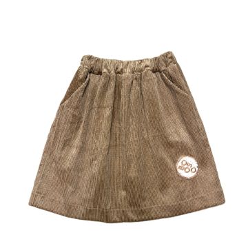 Booso CURDOROY CAMEL SKIRT