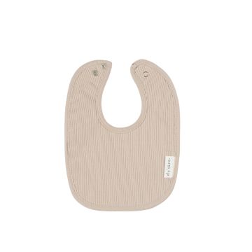Elys and Co Solid Ribbed Bibs Tan