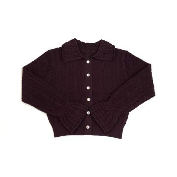 Cottier Tiffany Cardigan Black Cherry
