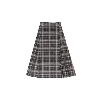 Joelle Wool Buckle Skirt