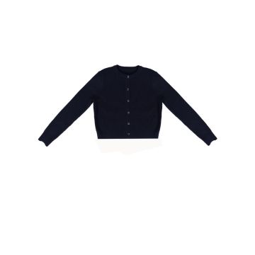 Joelle Cropped Rib Knit Cardigan