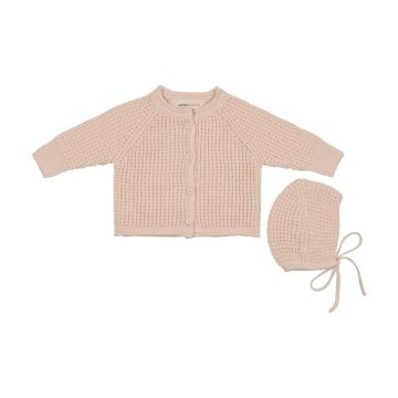 Mema Knits KNIT JACKET + BONNET
