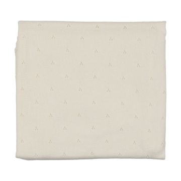 Mema Knits POINTELLE KNIT BLANKET